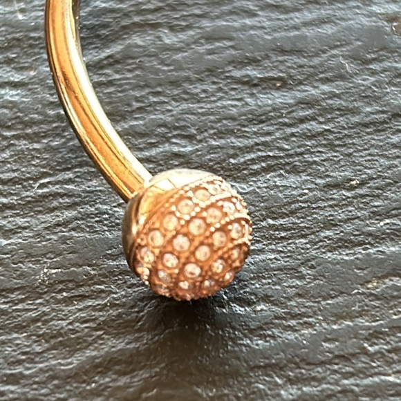 Fossil Bangle with crystal accents - Picture 2 of 11